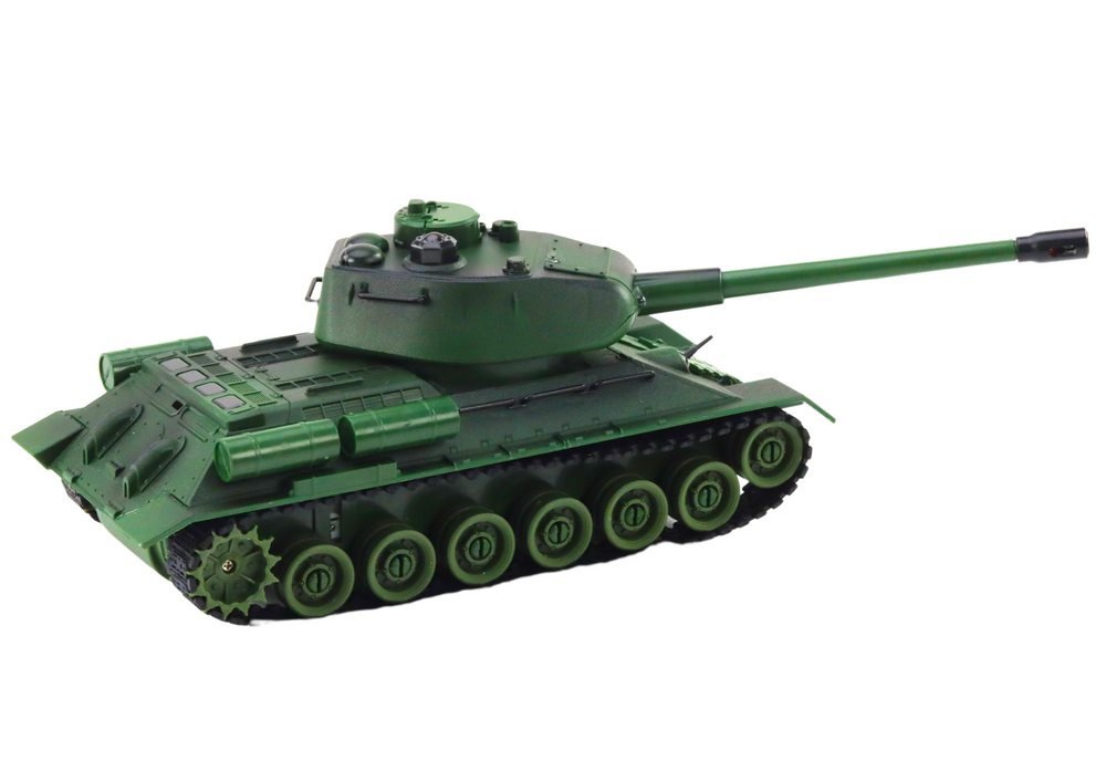 Op afstand bestuurbare tank - groen - 35x13x11.5 cm - infraroodsysteem