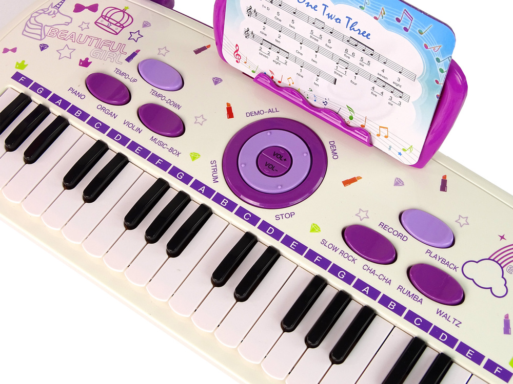 Kinder keyboard - 37 toetsen - opnamefunctie - inclusief microfoon