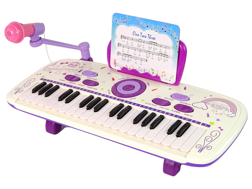 Kinder keyboard - 37 toetsen - opnamefunctie - inclusief microfoon