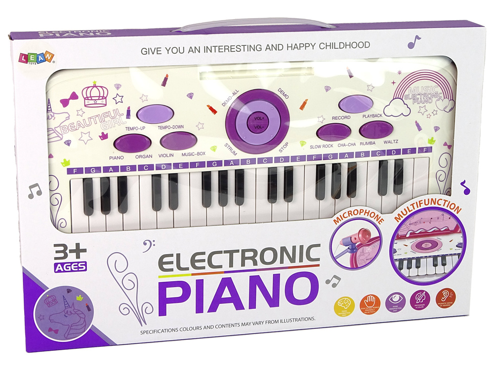 Kinder keyboard - 37 toetsen - opnamefunctie - inclusief microfoon