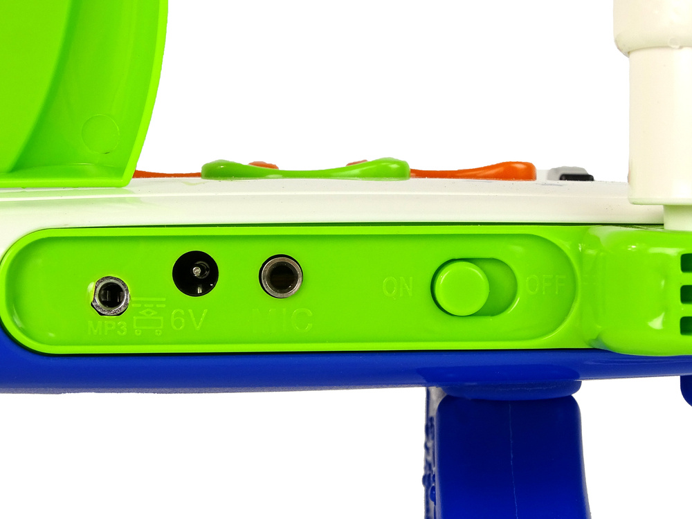 Kinder piano - blauw - 37 toetsen - met microfoon