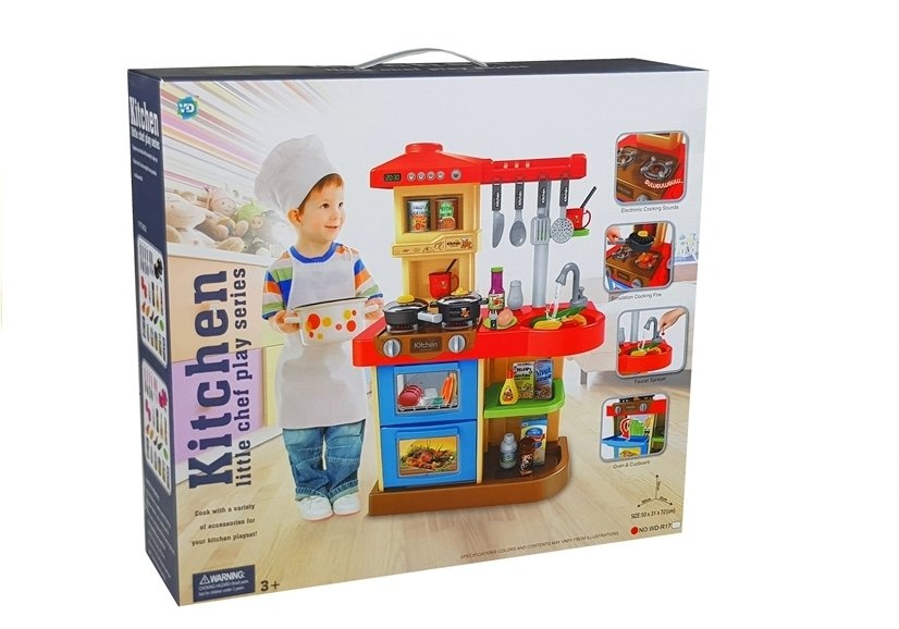 Kinderkeuken - realistische geluiden - echte kraan - veilig en duurzaam