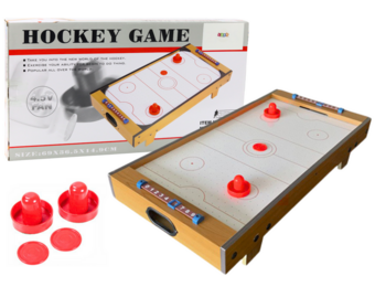 Airhockey tafel - 69x38x62 cm - hout - 6+ jaar