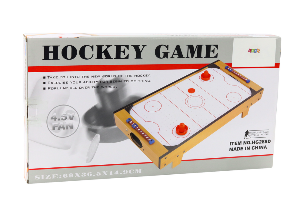 Airhockey tafel - 69x38x62 cm - hout - 6+ jaar