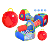 Speeltent - 5-delig - met kruiptunnel en ballenbak