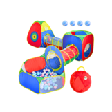 Speeltent - 5-delig - met kruiptunnel en ballenbak