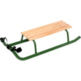 Houten slee - tweepersoons - robuuste constructie -110x39x22,5 cm