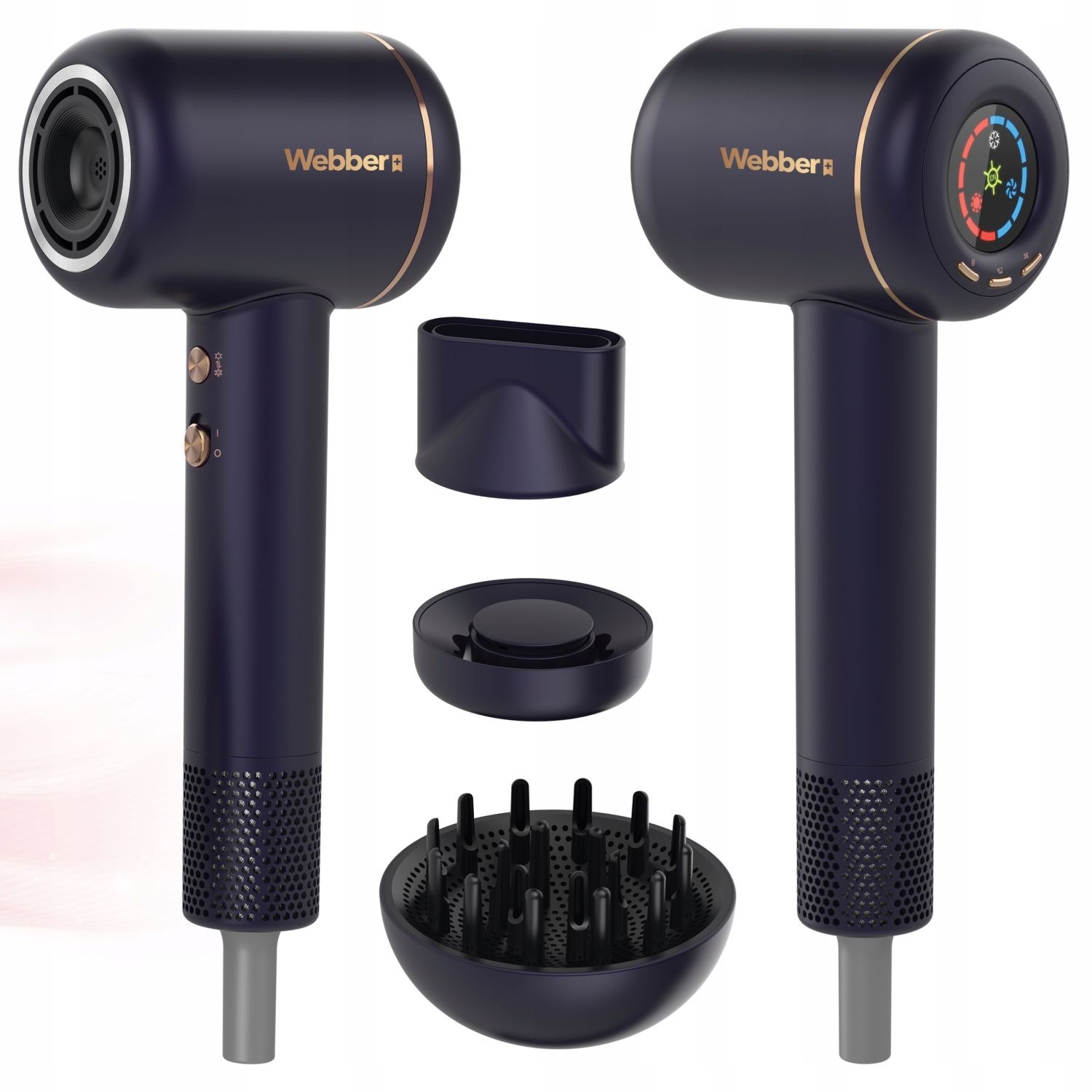 Föhn - 3-in-1 - Ultra-Silence technologie - oververhittingsbeveiliging