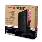 Convector kachel - 2000W - oververhittingsbeveiliging - lichtgewicht