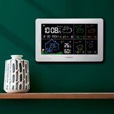 Weerstation - binnen/buiten temperatuur - luchtvochtigheid - barometer