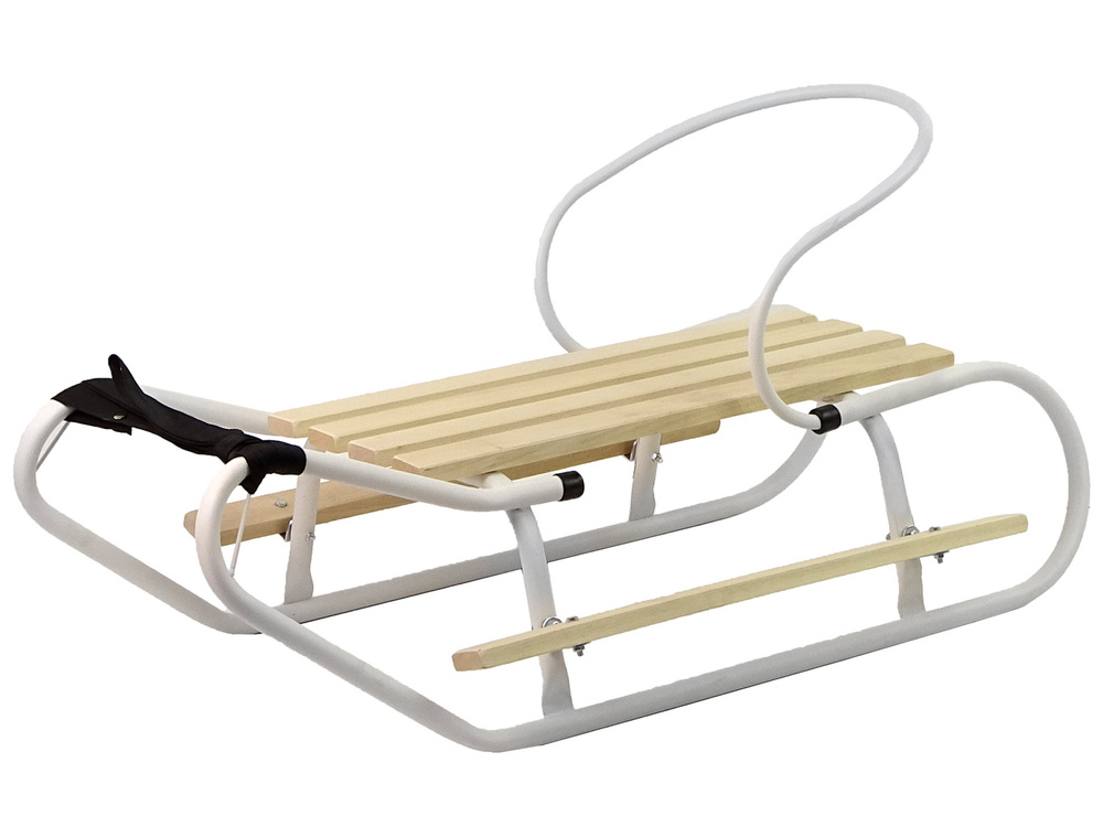 Slee met rugleuning - staal - 83x38x21 cm - max 75 kg