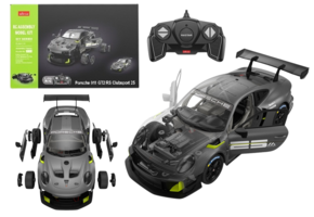 Op afstand bestuurbare raceauto - 68 elementen - Porsche 911 GT2 - 26x13x7 cm