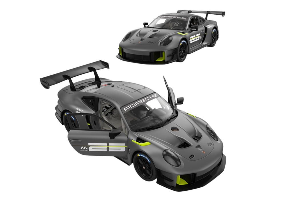 Op afstand bestuurbare raceauto - 68 elementen - Porsche 911 GT2 - 26x13x7 cm