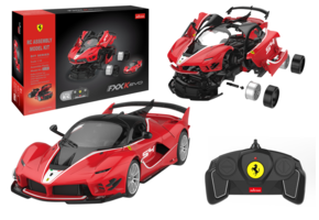 Op afstand bestuurbare raceauto - 88 delen - 26x13x7 cm - Ferrari model