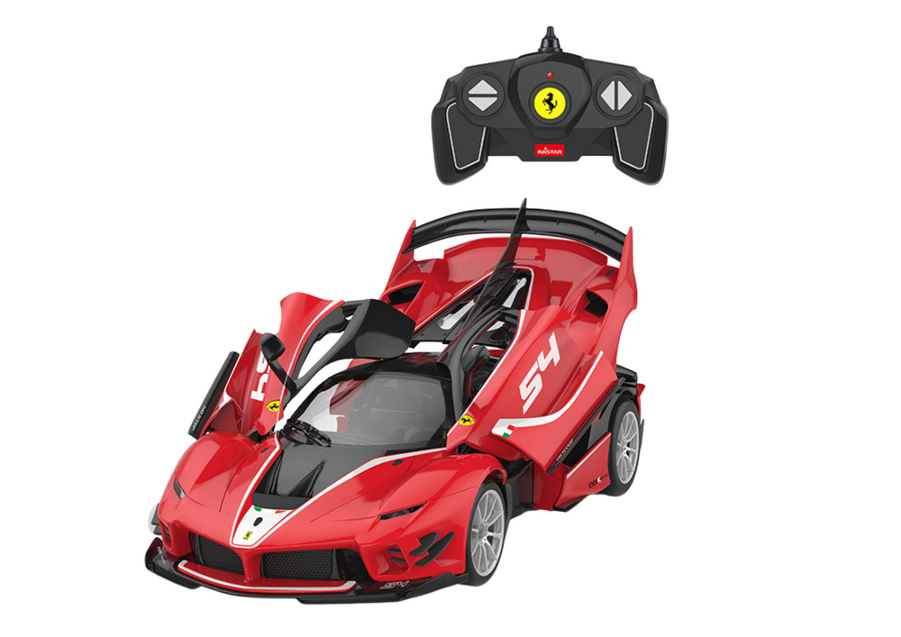 Op afstand bestuurbare raceauto - 88 delen - 26x13x7 cm - Ferrari model