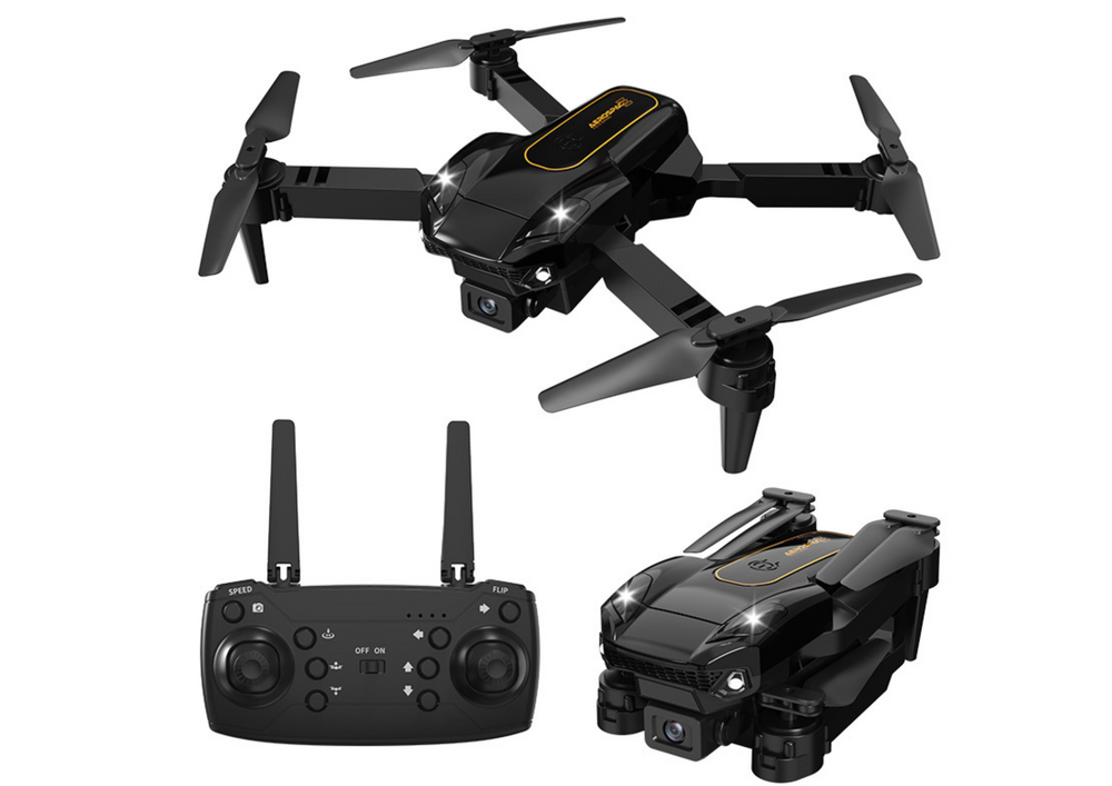 Drone met camera - zwart - 10x9x5 cm - 4K HD