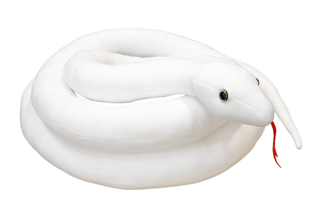 Witte Mega Knuffelslang 300cm - Kinderkamer Speelgoed 3+