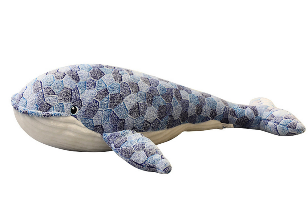 Zachte Reuze Walvisknuffel - 110 cm - Knuffelvriend Voor Het Leven