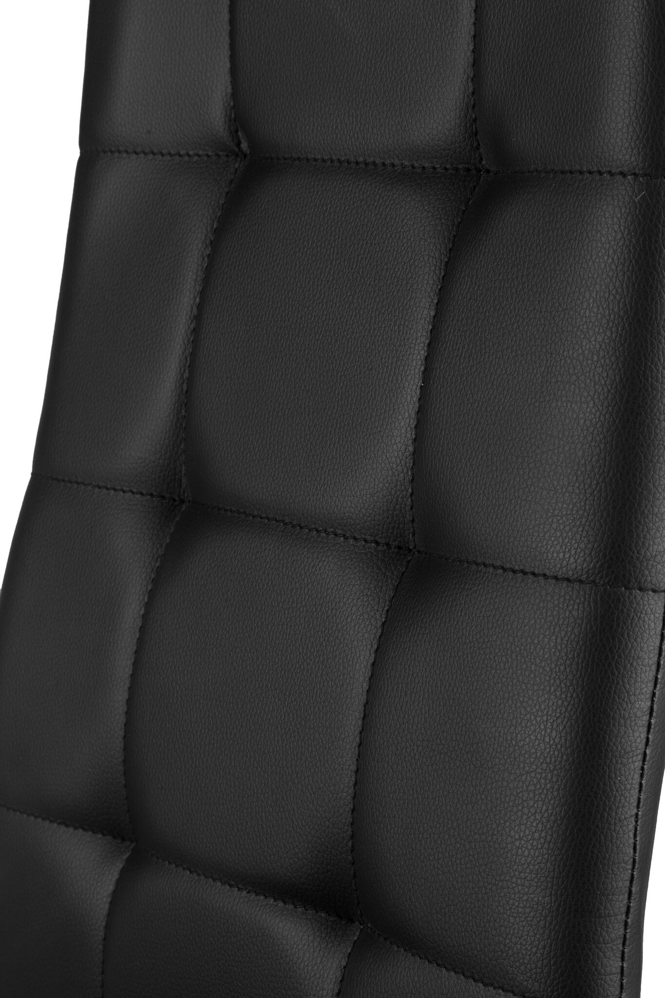 Luxe Eetkamerstoelen Set - 4 Zwarte Designstoelen met Sierstiksels