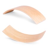 Duurzaam Houten Balansbord - Veilig Ontwikkelingsspeelgoed voor Peuters en Kleuters