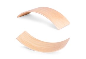 Duurzaam Houten Balansbord - Veilig Ontwikkelingsspeelgoed voor Peuters en Kleuters