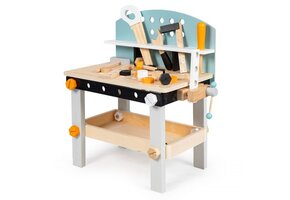 Educatieve Kinderwerkbank Hout - Compleet met Gereedschap - Motoriek Ontwikkeling 3+