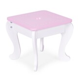 Complete Kinderkaptafel Set - Hout - Met Spiegel, Kruk en 7 Accessoires