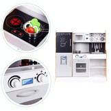 Educatieve Kinderkeuken Hout - Met Krijtbord en Accessoires - CE-gecertificeerd