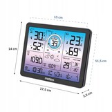 Multifunctioneel Buitenweerstation met Windmeter - 100m Bereik