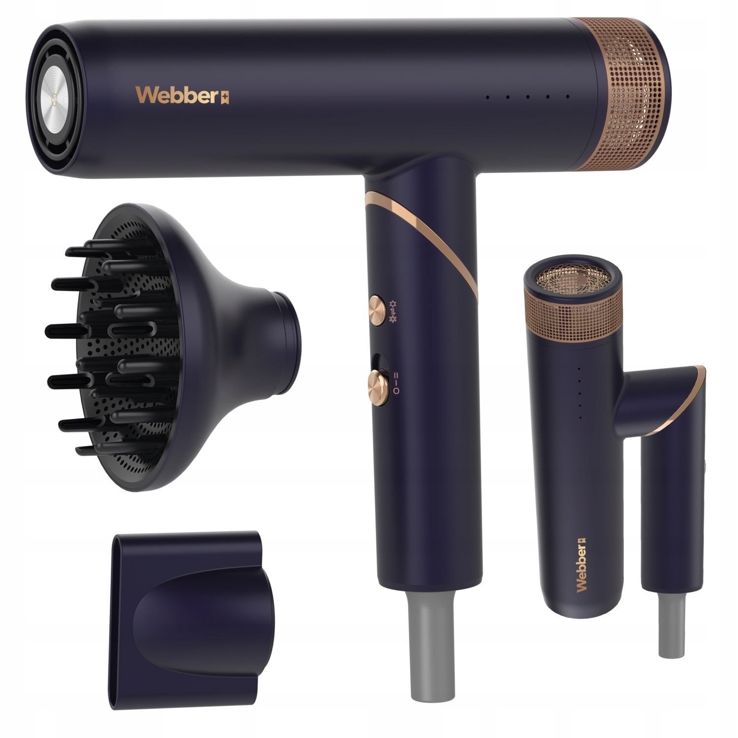 Complete Styling Föhn Set - Met Diffuser en Concentrator