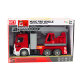 Realistische Brandweerauto Modelauto 1:24 - 51cm Ladder - Met Sirene en Zwaailichten