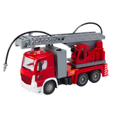 Complete Brandweerauto Set voor Kinderen - Inclusief Licht, Geluid en Brandslang