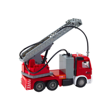 Brandweerwagen Speelgoed met Sirene - 31 cm - Verstelbare Ladder - Batterijen Inclusief