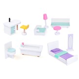 Premium Houten Poppenvilla - 114cm - Met Werkende Lift en Luxe Meubilair