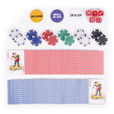 Professionele Pokerset 300 Fiches | Luxe Metalen Koffer met Speelmat