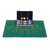 Draagbare Poker Koffer Set | 300 Fiches | Ideaal voor Onderweg