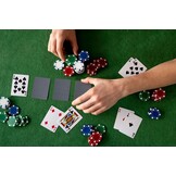 Casino Poker Spelset Deluxe | 300 Professionele Fiches | Speelmat XL