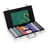 Casino Poker Spelset Deluxe | 300 Professionele Fiches | Speelmat XL
