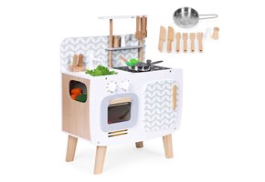 Complete Houten Speelkeuken - Met Accessoires en Werkende Onderdelen