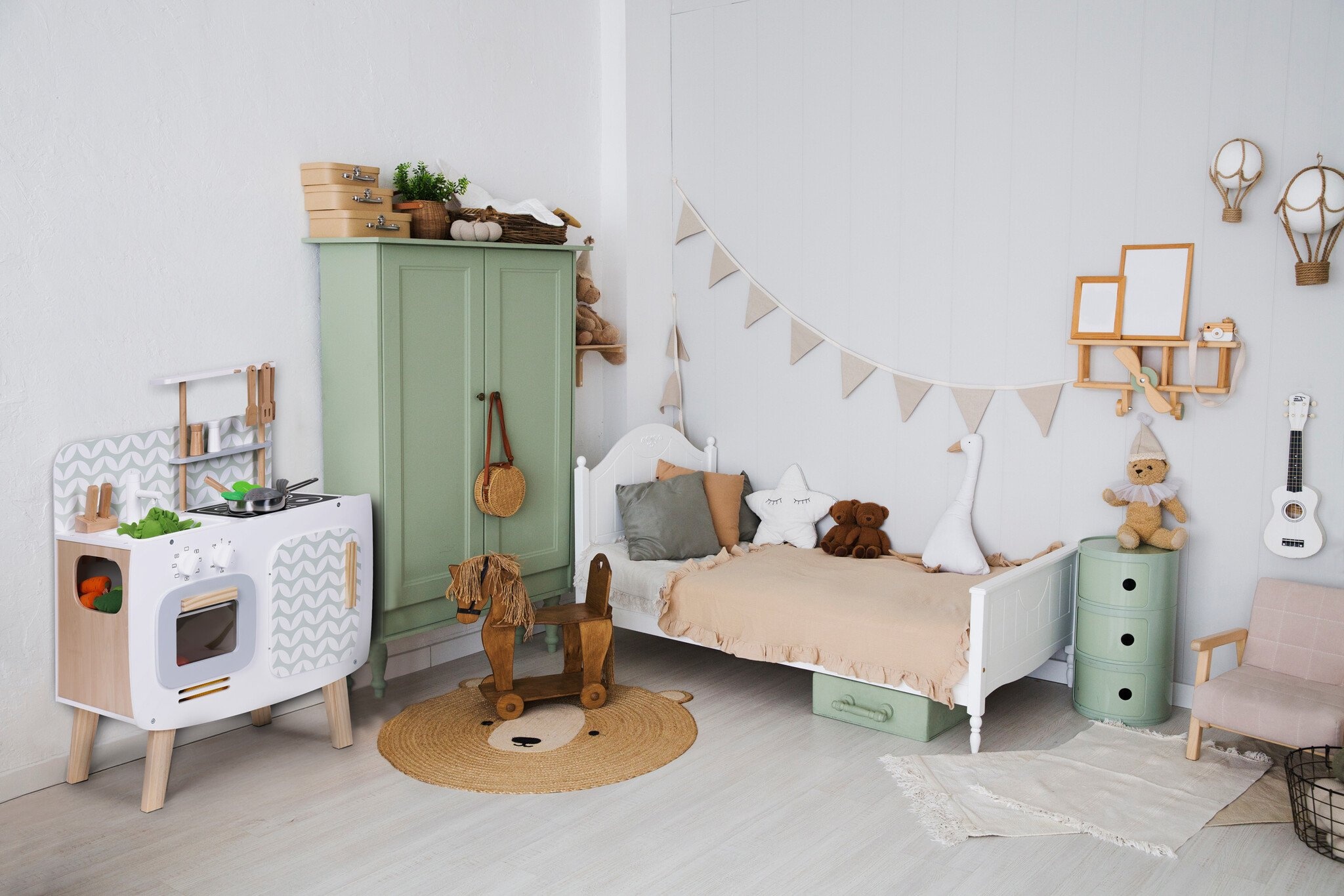 Veilige CE-Gekeurde Kinderkeuken - Hoogwaardig Houten Speelgoed