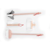 Luxe Houten Kinderschoonmaakset met Wagen en Accessoires - Kwaliteitsspeelgoed