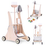 Luxe Houten Kinderschoonmaakset met Wagen en Accessoires - Kwaliteitsspeelgoed