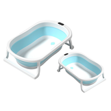 Draagbaar Reisbad voor Baby's - Opvouwbare Badkuip 75x46 cm - Blauw
