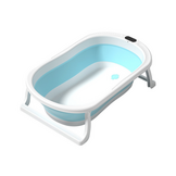 Praktisch Opvouwbaar Babybadje met Ophanghaak - Blauw 75x46 cm