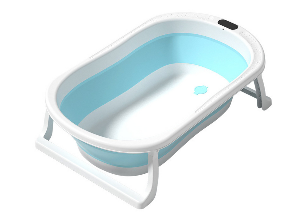 Multifunctioneel Babybad - Opvouwbaar, Ftalaatvrij en Antislip - Blauw