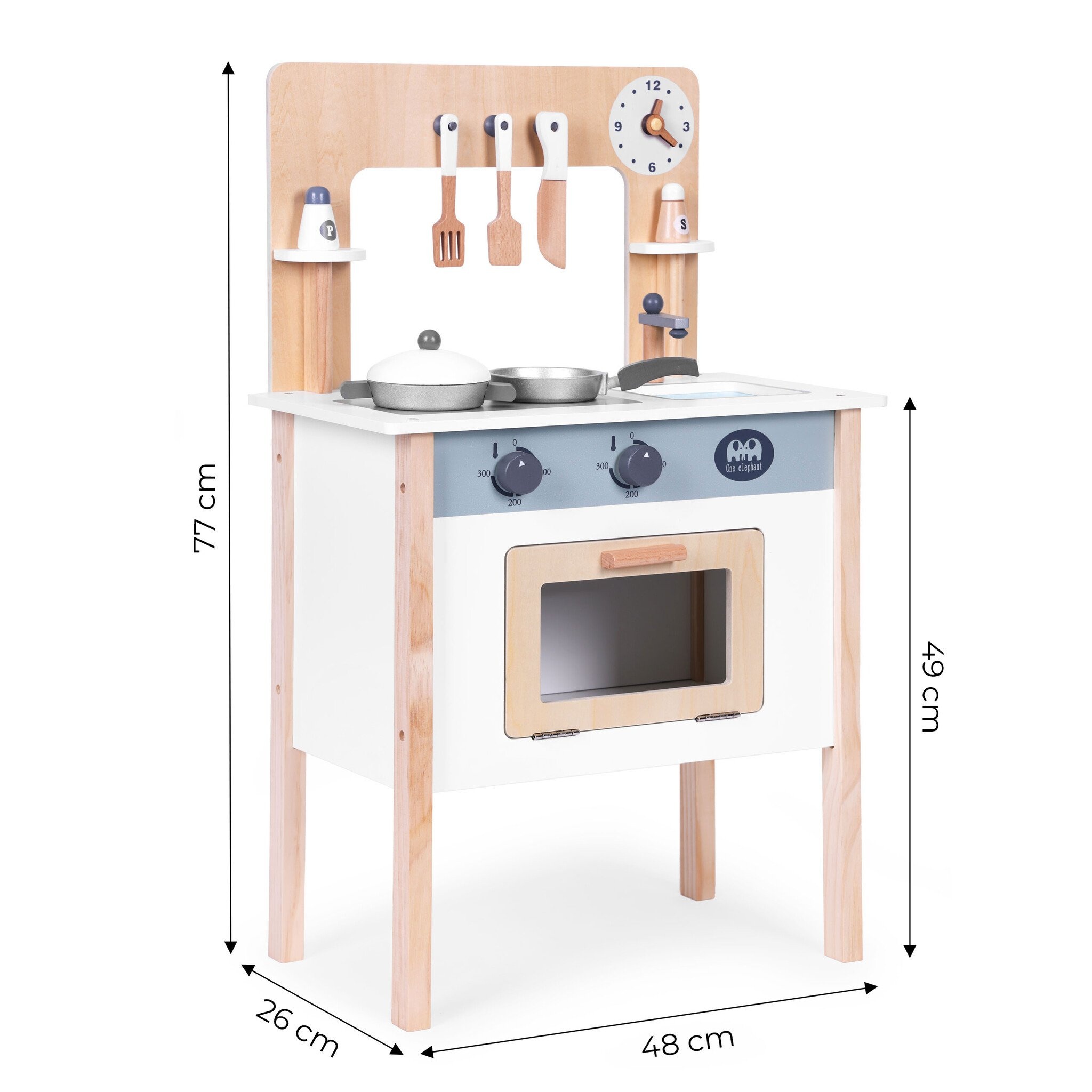 Luxe Houten Speelkeuken Set - Klassiek Design - Complete Speelervaring