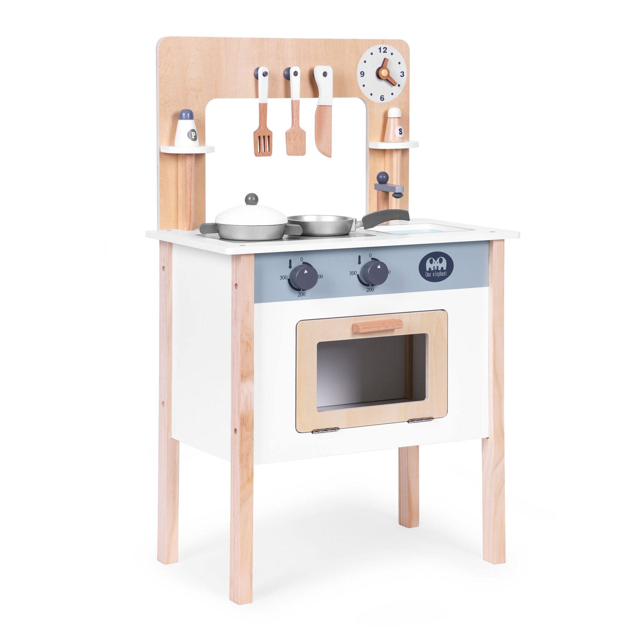 Luxe Houten Speelkeuken Set - Klassiek Design - Complete Speelervaring