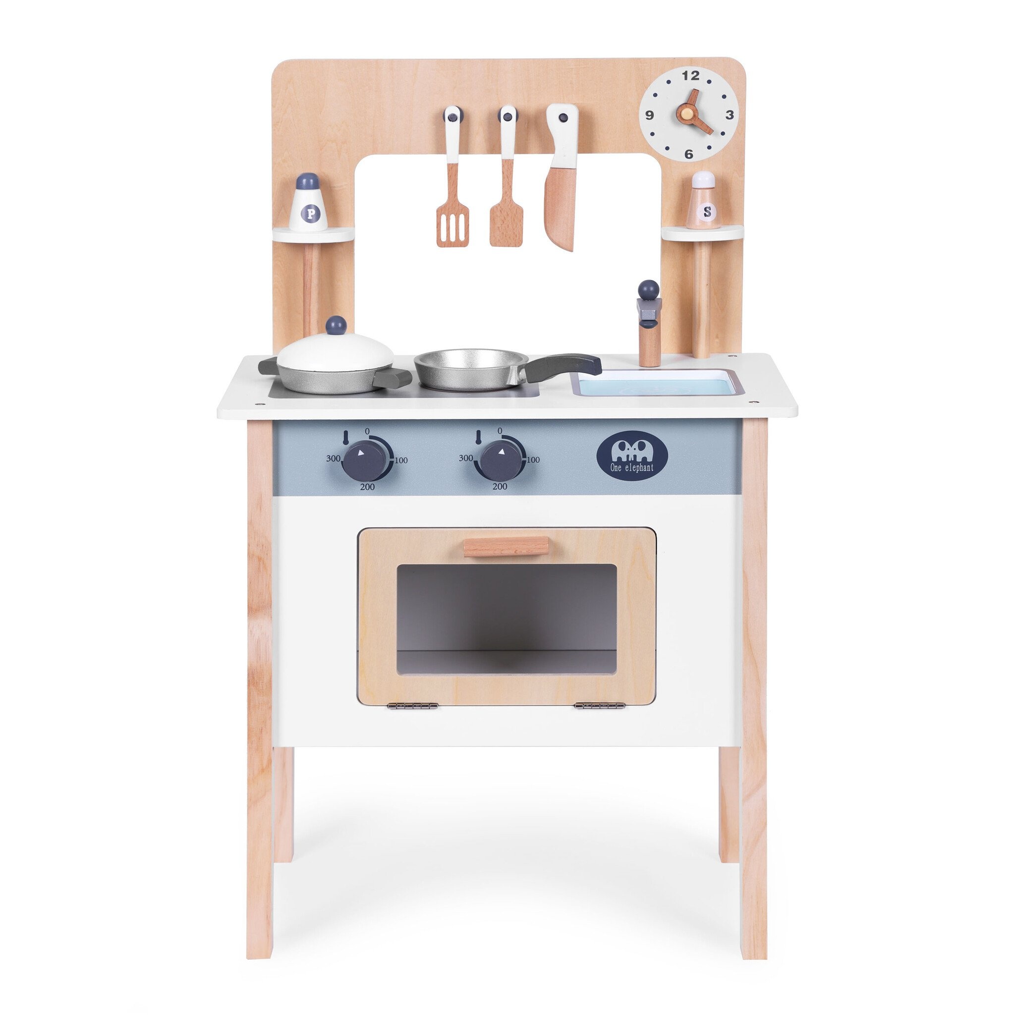 Luxe Houten Speelkeuken Set - Klassiek Design - Complete Speelervaring