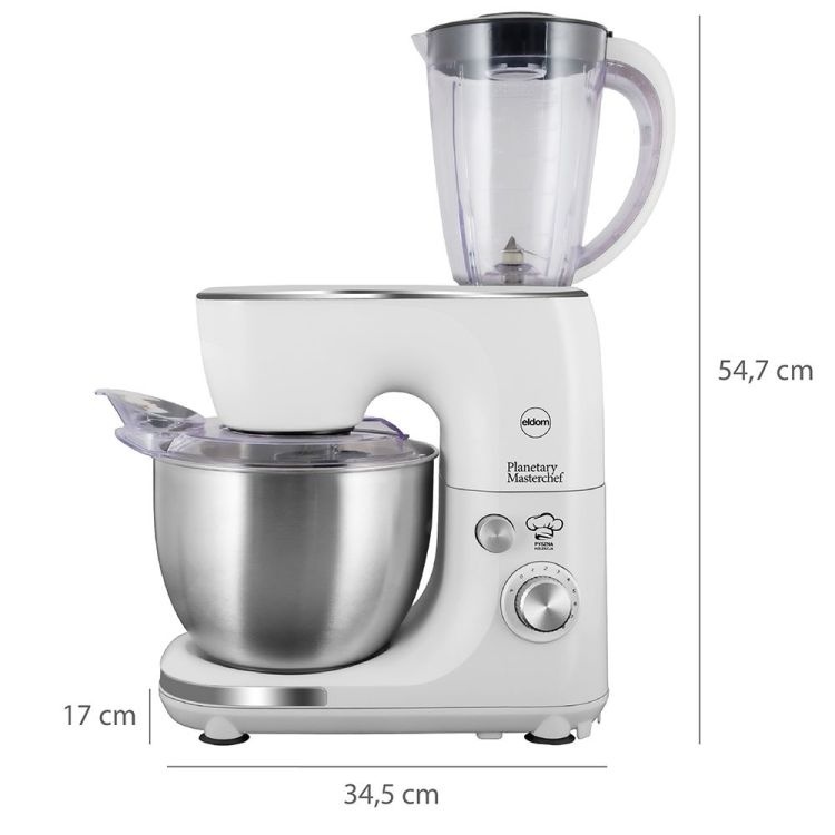 Multifunctionele Keukenmachine - Complete Keukenassistent met Blender - 5L Kom