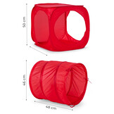 6-Delige Kinderspeeltent met Tunnels | Pop-up Systeem | Binnen & Buiten